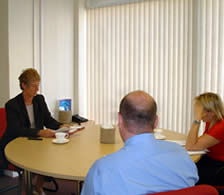 Family Mediation session conducted by Mediation East's Mary Briggs